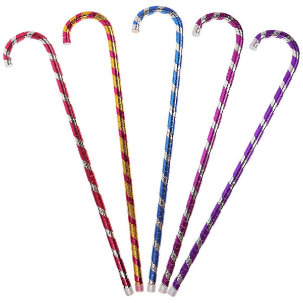 5 Pcs Boys Costumes Walking Cane Costume Walking Cane Prop Dress Up Cane Walkin Carousel 1