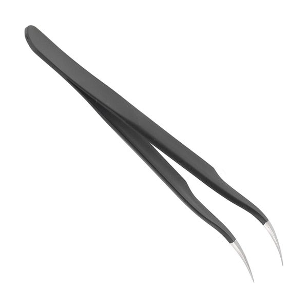 Anti Static Tweezers ESD Curved Tip HRC40-45 Maintenance Repair Tool Carousel 3