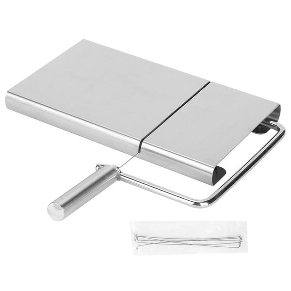 Stainless Steel Wire Making Cheese Slicer Butter Cutter Knife Board Dessert 25cm Carousel 1