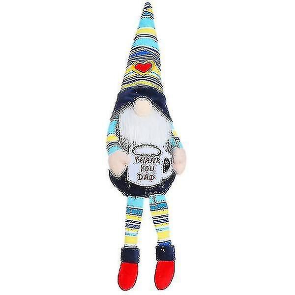 Father's Day Gnome Ornament Romantic Gnome Doll Decor Dwarf Gnome Adornment Carousel 1