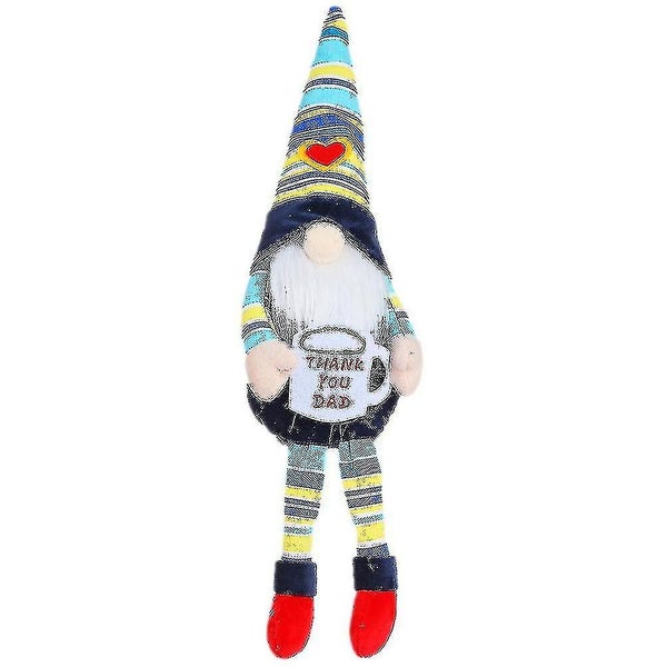 Father's Day Gnome Ornament Romantic Gnome Doll Decor Dwarf Gnome Adornment Carousel 2
