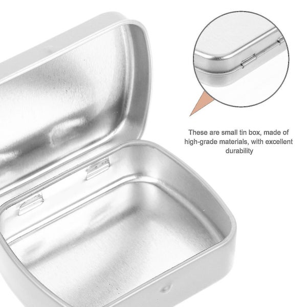 10 Pcs Portable Storage Box Hinged Tins Chocolate Gift Box Metal Cookie Box Met Carousel 3