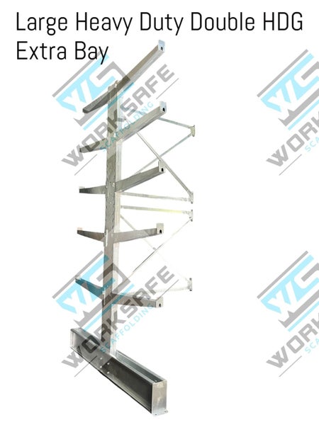 Cantilever Shelving Large Heavy Duty Double Sided HDG Extra Bay Carousel 1