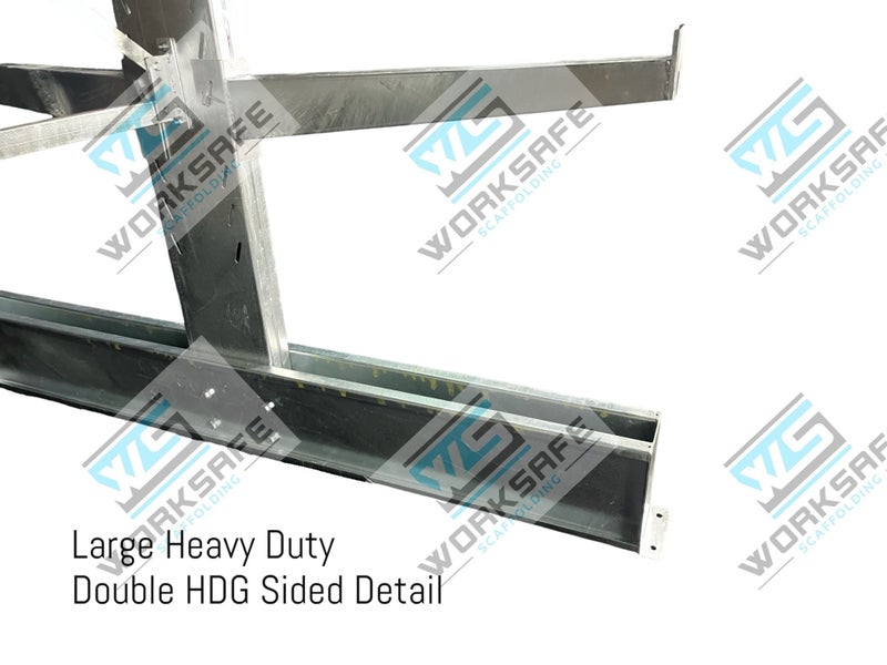 Cantilever Shelving Large Heavy Duty Double Sided HDG Extra Bay Carousel 4