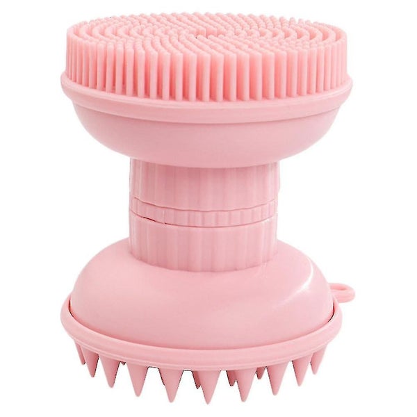 1pc Manual Bath Cleaning Brush Silicone Face Cleansing Brush Massage Face Brush Carousel 2