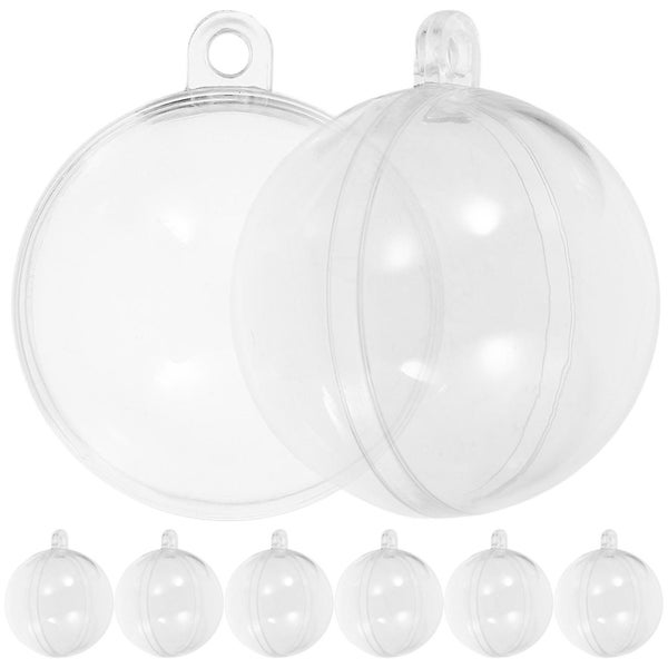 40pcs Clear Fillable Ball Ornament Xmas Fillable Ball Hanging Pendant For Diy C Carousel 2