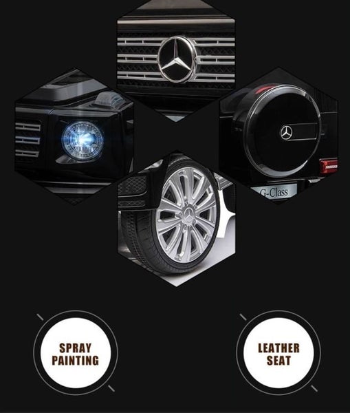 KIDS RIDE ON TOY CAR MERCEDES BENZ G500 WAGON 12V + LEATHER SEAT Carousel 5