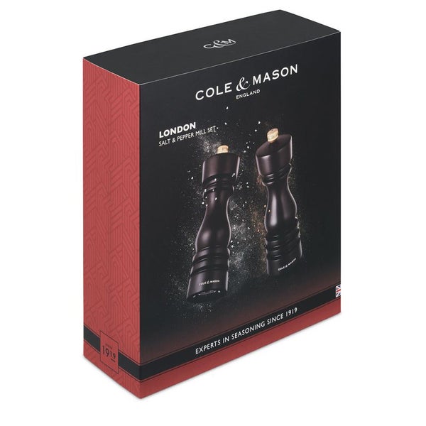 Cole & Mason London Mills Gift Set - 18cm Chocolate Wood Carousel 2