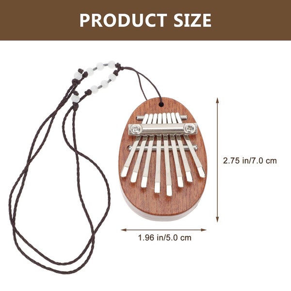 Toy Kids Finger Thumb Piano Marimba Mini Thumb Piano Thumb Piano Hanging Rope 8 Carousel 3