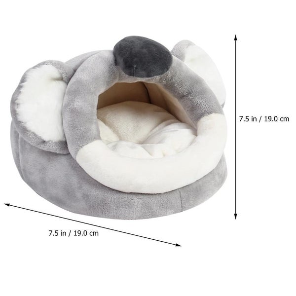 Chinchilla Cage Accessories Winter Pet Sleeping Rat Warm Bed Hamster Warm Hut H Carousel 2