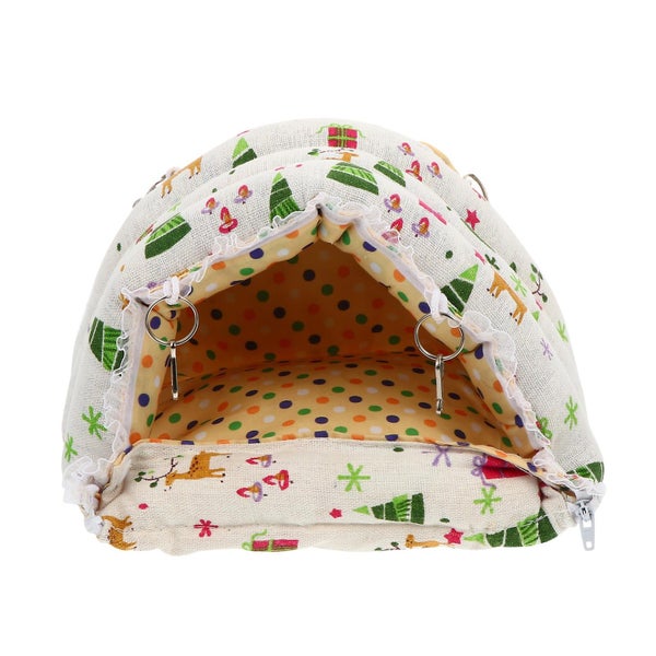 Small Pet Cave Tent Hideout Nest House For Chinchillas Mice Hamster Rabbit Carousel 1
