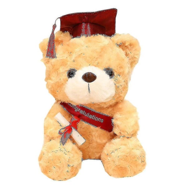Graduation Bear Plush Stuffed Bear Lovely Plush Toy Graduation Bear Gift Carousel 1
