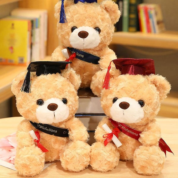 Graduation Bear Plush Stuffed Bear Lovely Plush Toy Graduation Bear Gift Carousel 2