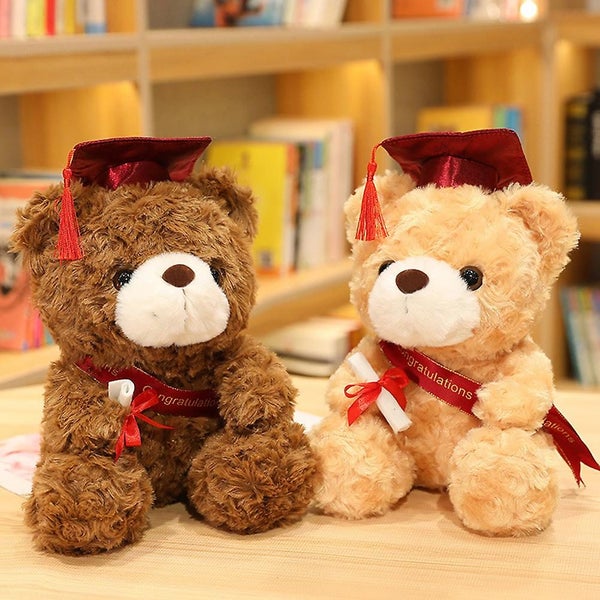 Graduation Bear Plush Stuffed Bear Lovely Plush Toy Graduation Bear Gift Carousel 4