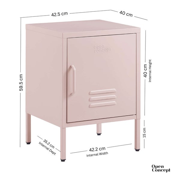 Bedside Table Locker - Pink Carousel 7
