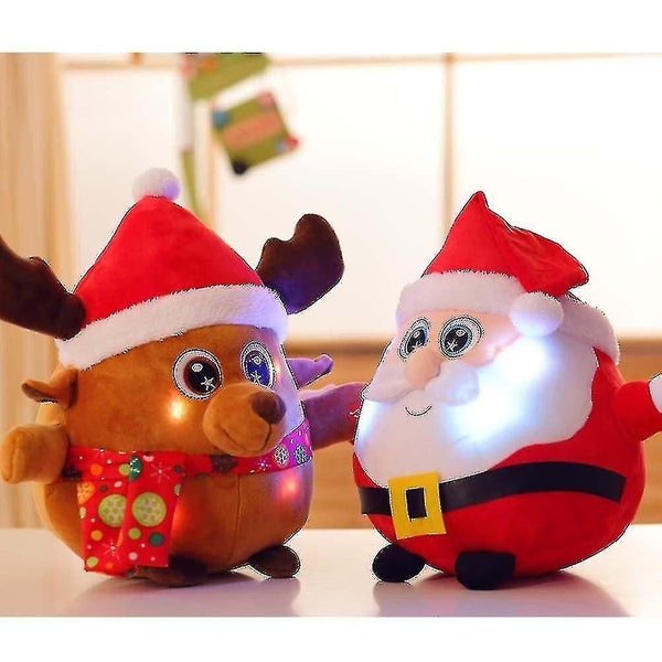 Christmas Gifts Christmas Singing Doll Santa Claus Plush Toy Lighted Santa Clau Carousel 4
