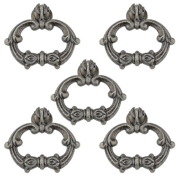 5 Sets Drawer Knobs Cupboard Pulls Retro Cabinet Handle Vintage Furniture Pulls Carousel 1