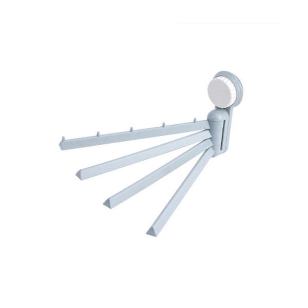 Wall mounted Stainless Steel 180 Degree Rotation Towel Rack Hanger Clothes Hold Carousel 1