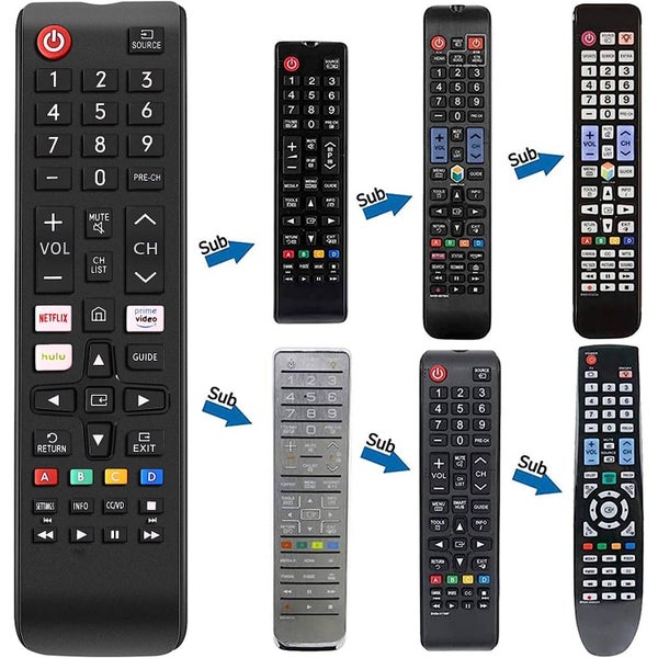 2X Samsung TV Remote Control for Smart TV Compatible Replacement Carousel 8