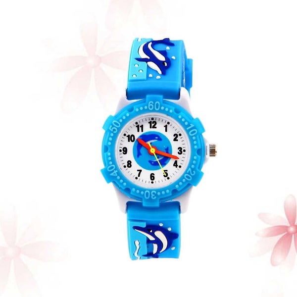 3 D Kids Waterproof Watch Chronograph Watches Reloj Para Nios Electric Watch Carousel 2