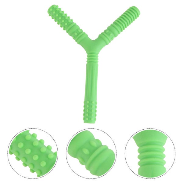 1pc Silicone Hollow Teether Teething Toy Chewing Toy With Granule For Baby Carousel 2