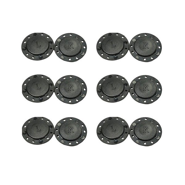 6 Pairs Magnetic Buttons Coat Snaps Buttons Invisible Snaps Fasteners Press Stu Carousel 1