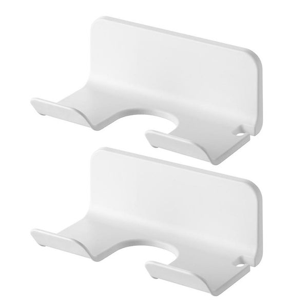 2pcs Hair Dryer Holder Hair Tool Organizer Adhesive Blow Dryer Rack Accessory Carousel 1