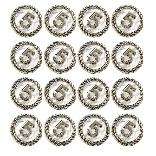 20pcs/ Set Alloy Sewing Buttons Blazer Button Diy Decoration For Craft Carousel 1