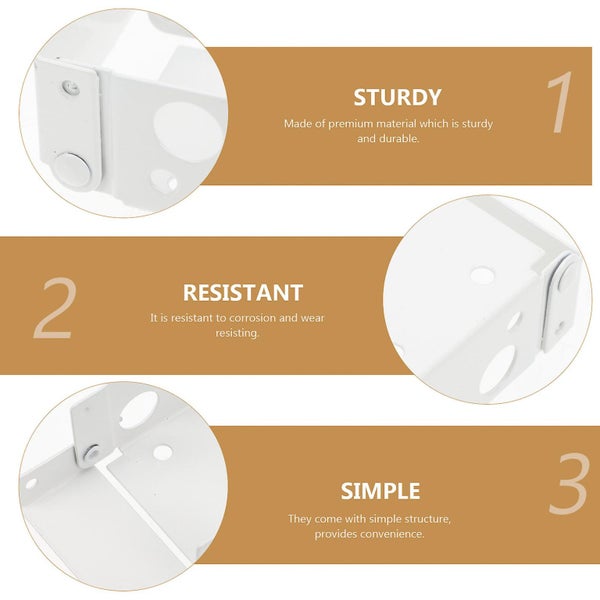 4 Pcs Windows Blinds Home Vertical Blind Brackets Curtain Fixing Parts White Bl Carousel 2
