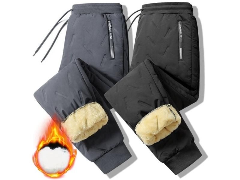 Winter Lambswool Men's Casual Track Pants Plus Size 6Xl 7Xl Carousel 2
