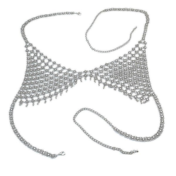 Womens Necklaces Beach Tassel Body Chains Women Chain Necklace Bikini Vest Harn Carousel 1