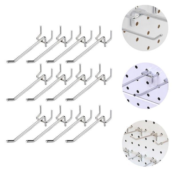 48 Pcs Metal Hanger Hanging Stockings Tool Metal Pegboard Hook Festival Stockin Carousel 2