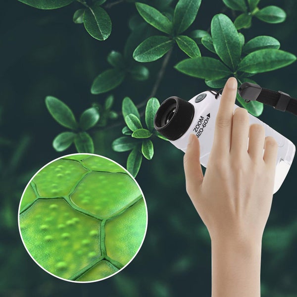 Monocular Magnifier Children Biological Observer School Laboratory Toy Microsco Carousel 2