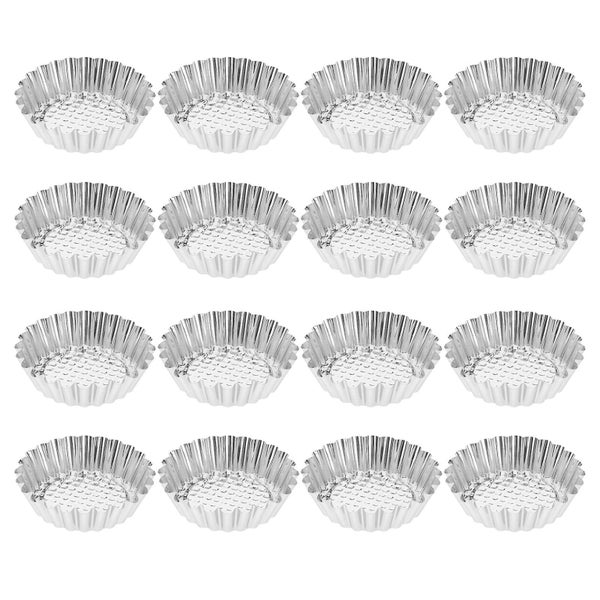 12pcs Stainless Steel Round Lace Egg Tart Molds Reusable Tartlet Moulds Baking Carousel 1