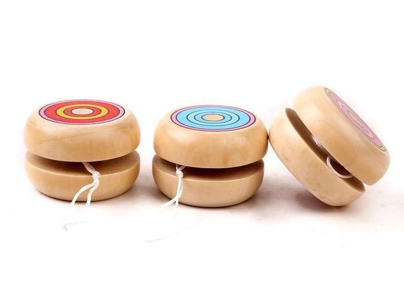1Pcs 4.5cm Wooden Yo-yo Classic Toy For Child Gift G0003 Carousel 1