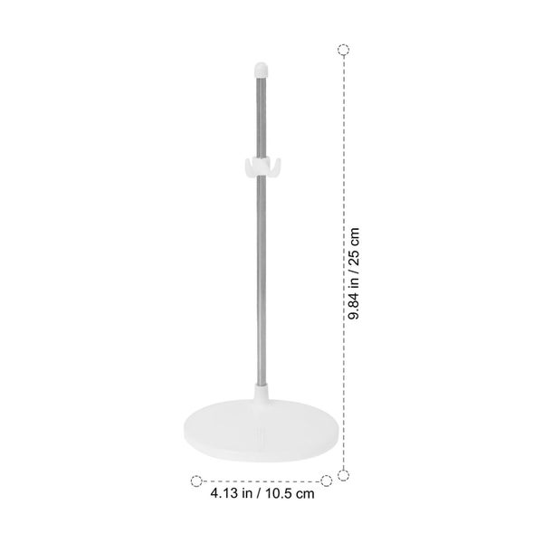 5pcs Stainless Dolls Holding Stands Doll Supports Display Racks Doll Collection Carousel 2