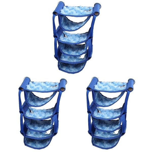 3pcs Small Pet Hammock Multi layer Perched Hammock Warm Bed House Cage Nest For Carousel 2