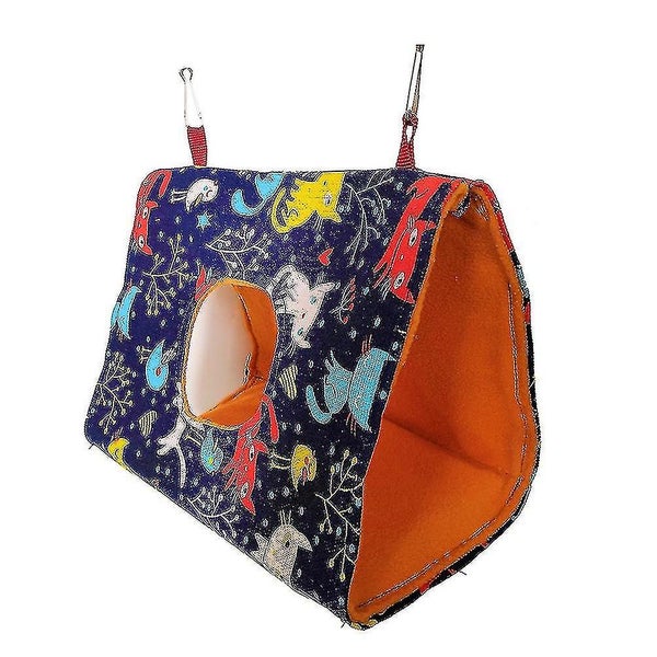 Triangle Parrot Hammock Rest Nest Canvas Bird Nest Hanging Sleeping Bed Bird Su Carousel 1