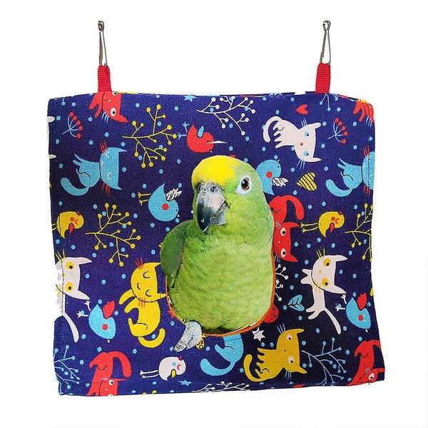 Triangle Parrot Hammock Rest Nest Canvas Bird Nest Hanging Sleeping Bed Bird Su Carousel 2