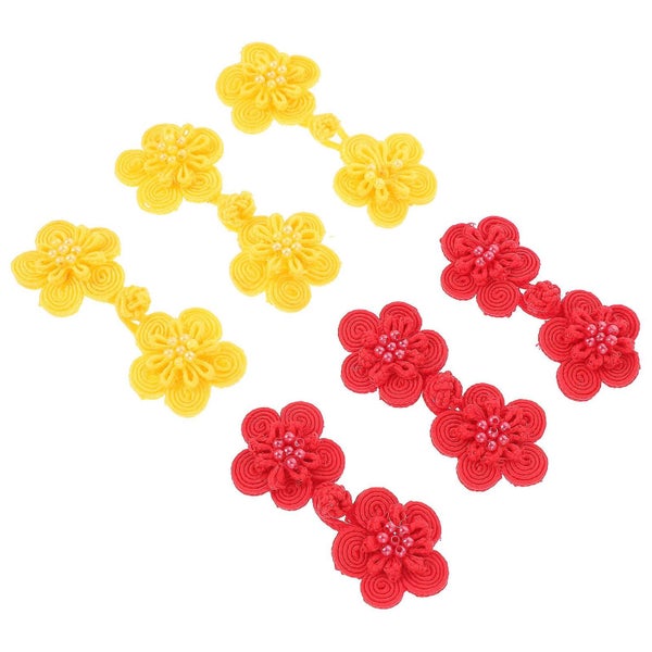 6 Pcs Clothes Button Diy Sewing Button Flower Shape Clothes Buttons Diy Supply Carousel 3