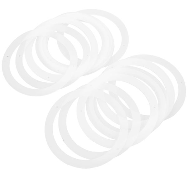 20pcs Wide Mouth Silicone Sealing Rings Mason Jar Lids Gaskets Reusable Gaskets Carousel 1