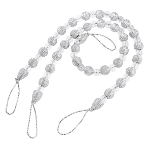 Vorcool 2pcs Acrylic Bead Drape Curtain Clip Stylish Curtain Tiebacks Holdbacks Carousel 1