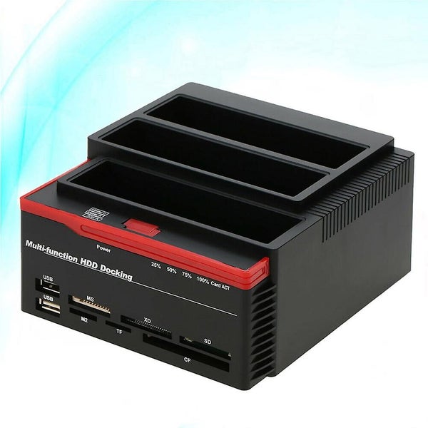 Usb3.0 3 Disk Ide Hdd Docking Station Three Position Hard Disk Base With Clone Carousel 3
