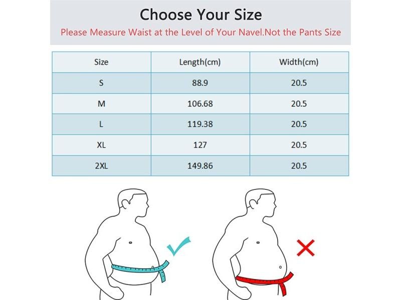 Back Lumbar Support Belt Men Spine Decompression Waist Trainer Adjustable Back Carousel 1