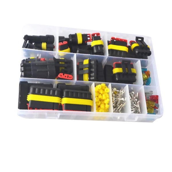 240 Pcs Waterproof Wire Connectors Vehicle Connector Harness Plug Car Waterproo Carousel 1