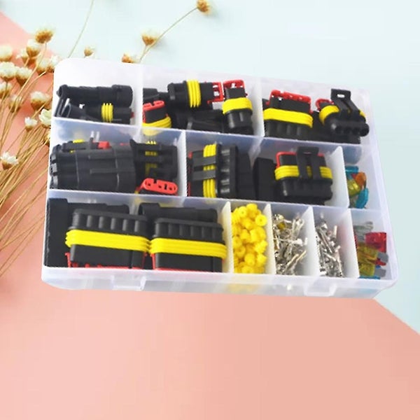 240 Pcs Waterproof Wire Connectors Vehicle Connector Harness Plug Car Waterproo Carousel 2