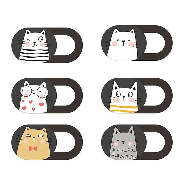 6 Pcs Computer Camera Laptop Webcam Cover Visual Privacy Protector Laptop Camer Carousel 1
