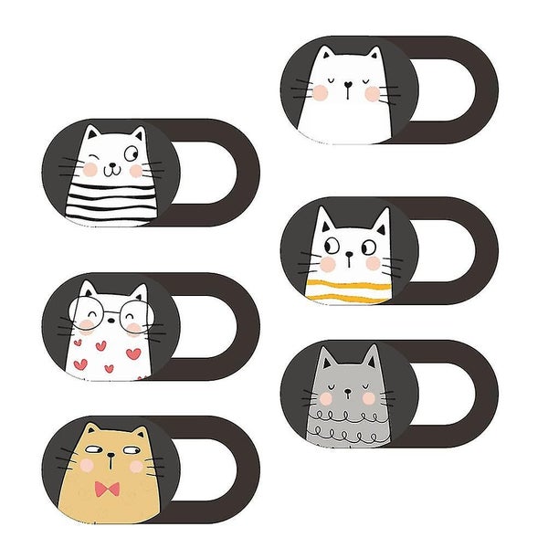 6 Pcs Computer Camera Laptop Webcam Cover Visual Privacy Protector Laptop Camer Carousel 2