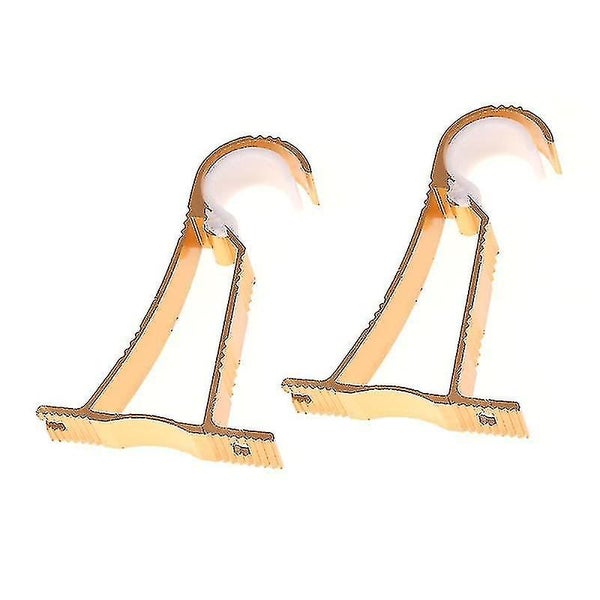2pcs Thicker Roman Style Curtain Rod Aluminum Alloy Single Bracket Curtain Rod Carousel 5