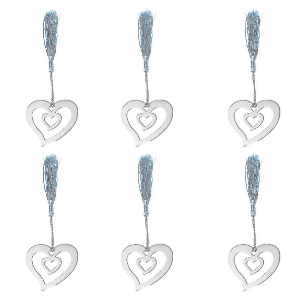6 Pcs Books Decor Ornaments Gifts Tassel Bookmarks Motivational Bookmarks Book Carousel 1